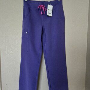 Figs XXS Tall Wayfarer Purple Scrub Pants